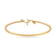 14KT Yellow Gold Functional Flair Diamond Bangle,,hi-res view 4