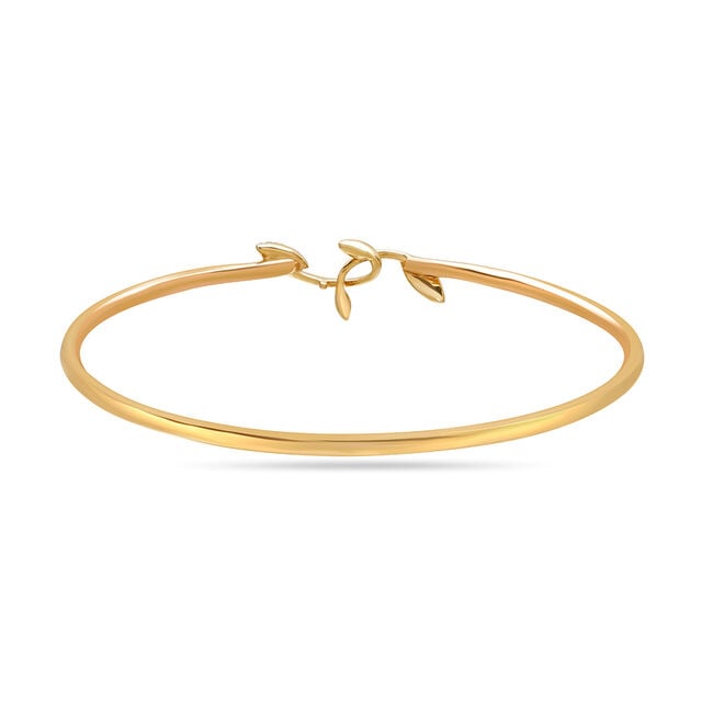 14KT Yellow Gold Functional Flair Diamond Bangle,,hi-res image number null