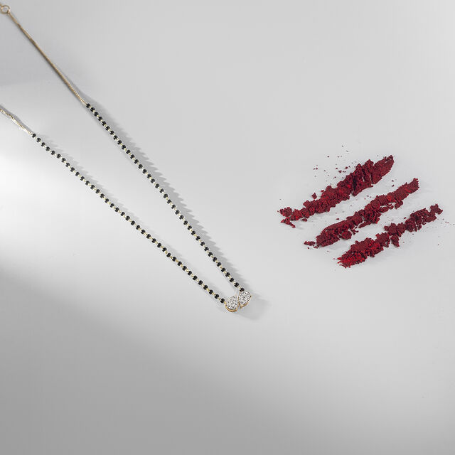 Forever Linked Gold and Diamond Mangalsutra,,hi-res image number null