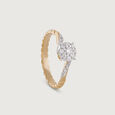 Twisted Romance Gold & Diamond Ring,,hi-res view 3
