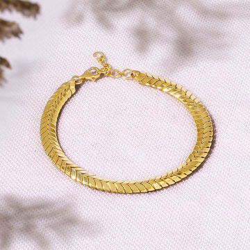 18KT Resplendent Dawn Delight Yellow Gold Bracelet