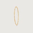 Serene Interval Gold Bangle,,hi-res view 2