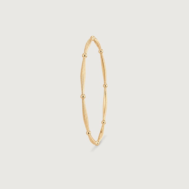 Serene Interval Gold Bangle,,hi-res image number null