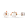 You Are My World Yellow Gold Stud Earrings,,hi-res view 2