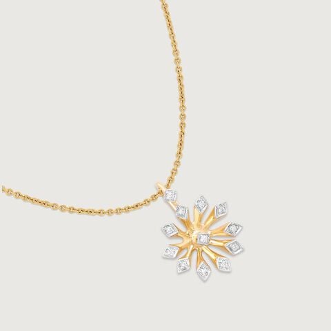 Whimsy Bloom Diamond Pendant