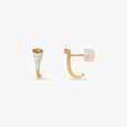 Sunbeam Spark Gold Stud Earrings,,hi-res view 2