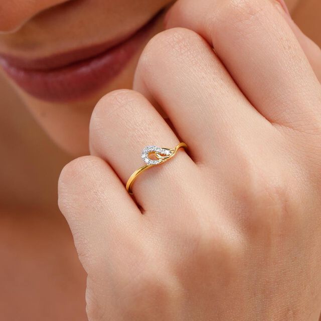 Fluid Elegance Diamond Ring,,hi-res image number null