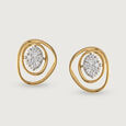 Together Forever Gold Stud Earrings,,hi-res view 3