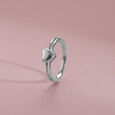 Cute Heart Silver Ring,,hi-res view 1