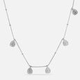 Teardrop Charm Silver Necklace,,hi-res view 3
