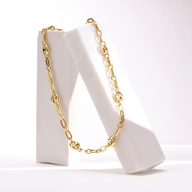 Luxurious Luster 18KT Gold Chain,,hi-res image number null