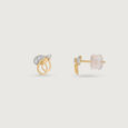 Gentle Buzz Diamond Stud Earrings,,hi-res view 4