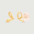 Sassy Twirl Gold Stud Earrings,,hi-res view 4