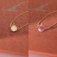 Radiant Dusk Gold Pendant,,hi-res view 1