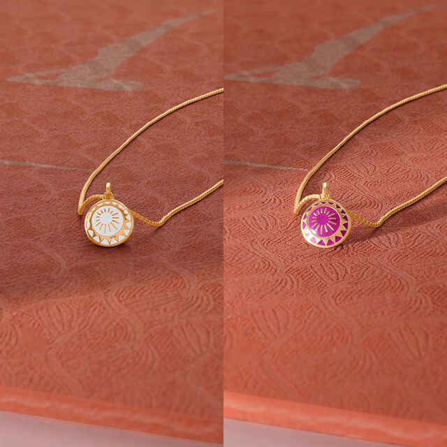 Radiant Dusk Gold Pendant,,hi-res image number null