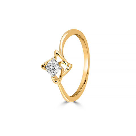 Enigmatic Allure Solitaire Ring
