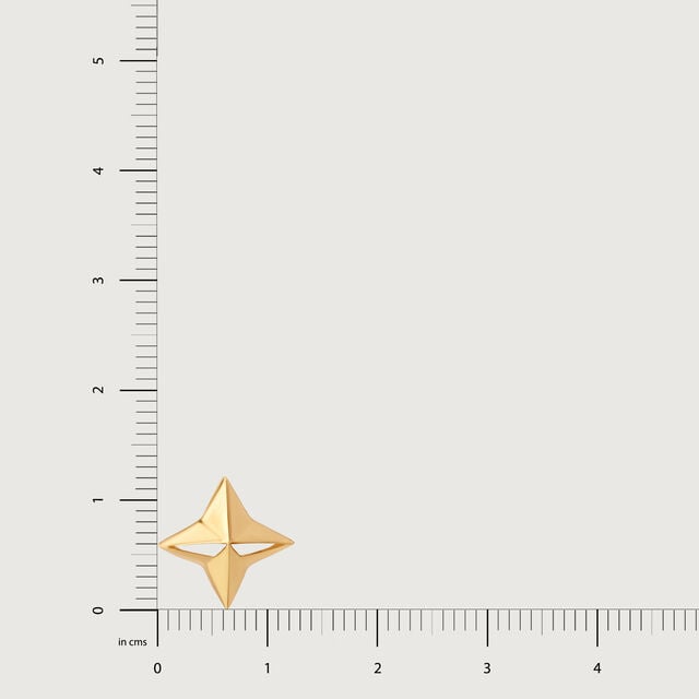 Star struck Symphony 14KT Gold Stud Earrings,,hi-res image number null