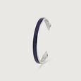 Bold Glint Silver Bangle,,hi-res view 4