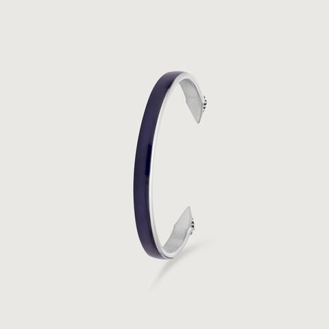 Bold Glint Silver Bangle