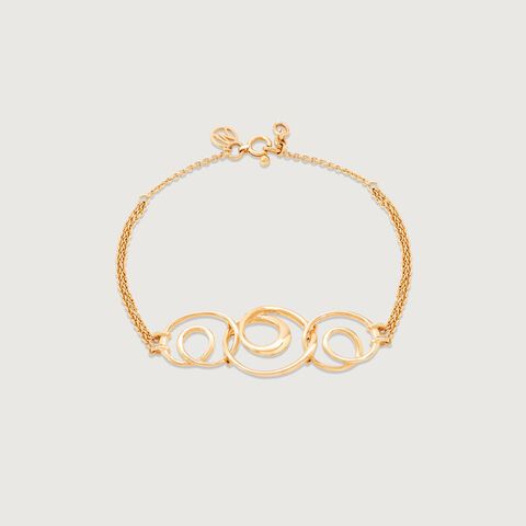 Twisty Chic Gold Bracelet