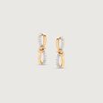 Graceful Knot Diamond Stud Earrings,,hi-res view 3