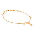 14KT Yellow Gold Tender Hearts Bracelet,,hi-res view 4