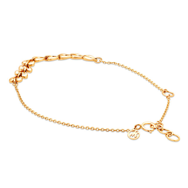 14KT Yellow Gold Tender Hearts Bracelet,,hi-res image number null