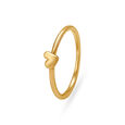 14KT Yellow Gold Heart-Shaped Finger Ring,,hi-res view 1