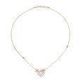 14kt Rose Gold Diamond Pendant with Chain,,hi-res view 1