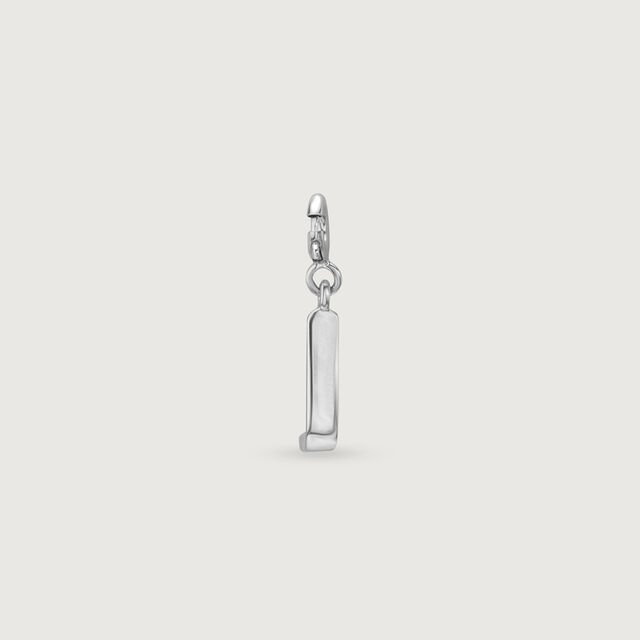 Elegant Initial L Silver Charm,,hi-res image number null