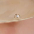 Mirrored Heritage Gold & Diamond Nose Pin,,hi-res view 1