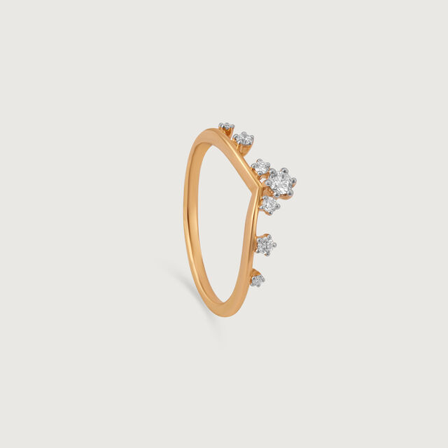 Eternal Glow Gold & Diamond Finger Ring,,hi-res image number null