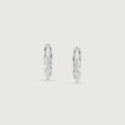 Dual Radiance Ruby & Diamond Hoop Earrings,,hi-res view 9