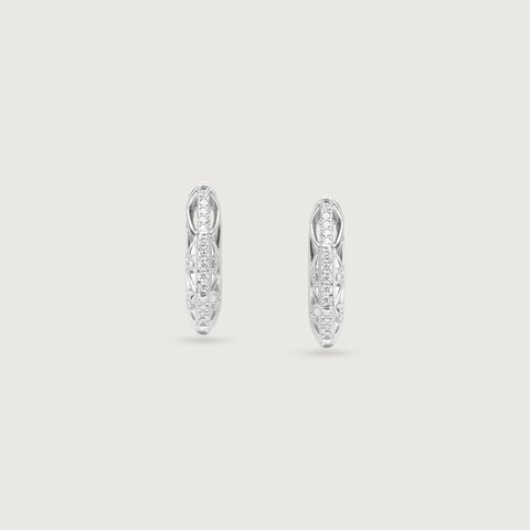 Dual Radiance Ruby & Diamond Hoop Earrings