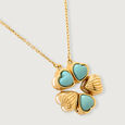 Gemstone Magic 18KT Transformable Arizona Turquoise Necklace,,hi-res view 6