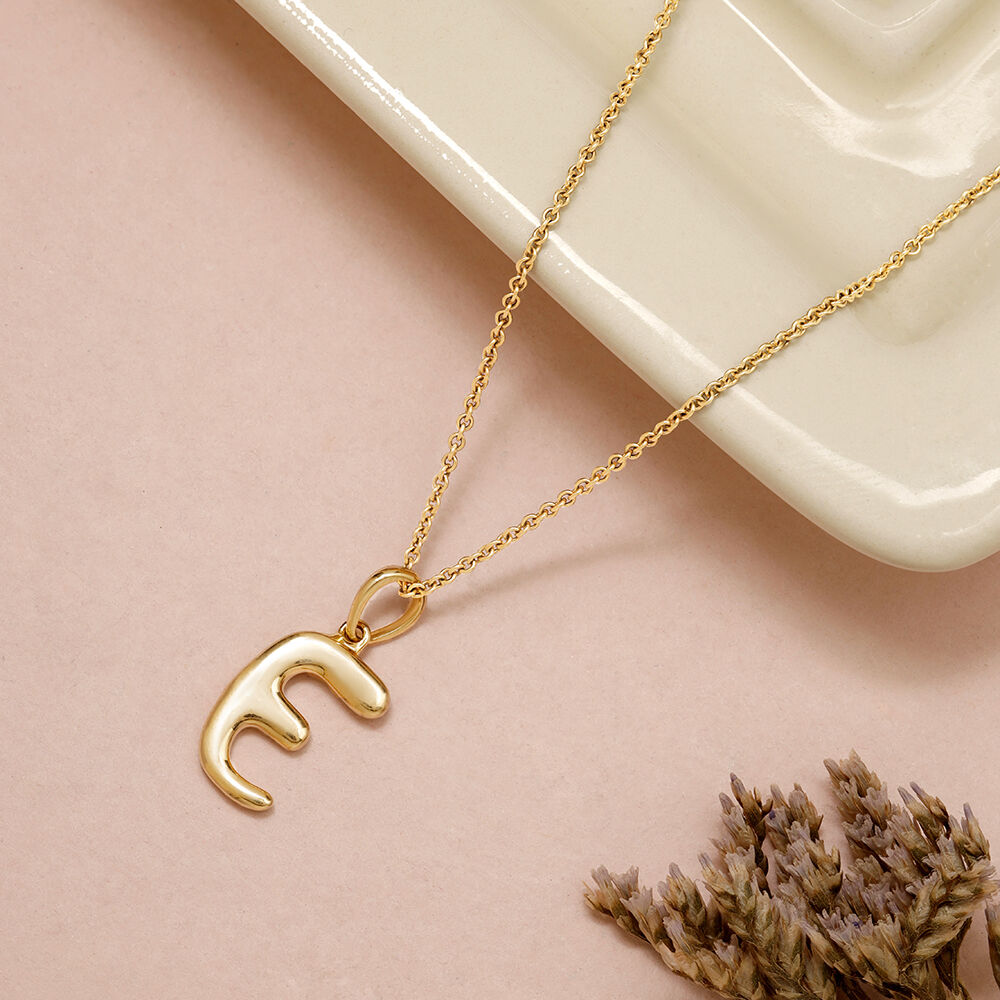 Letter i gold pendant hot sale