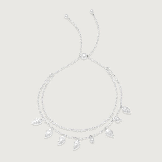 Whispering Leaf Silver Anklet,,hi-res image number null