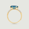 Striking Illuminated Topaz Gold Ring,,hi-res view 3