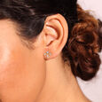 Dreamy Doodle Diamond Stud Earrings,,hi-res view 2
