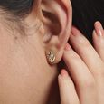 Glow Paisley Diamond Stud Earrings,,hi-res view 2