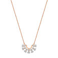 14KT Rose Gold Curved to Perfection Diamond Pendant with Chain,,hi-res view 3