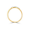 14KT Yellow Gold Shimmering Orbit Adjustable Finger Ring,,hi-res view 4