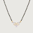 Whispering Wings Gold and Diamond Mangalsutra,,hi-res view 3