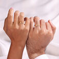 Me & We - Forever Linked 18KT Gold Couple Ring -Single Piece,,hi-res view 2