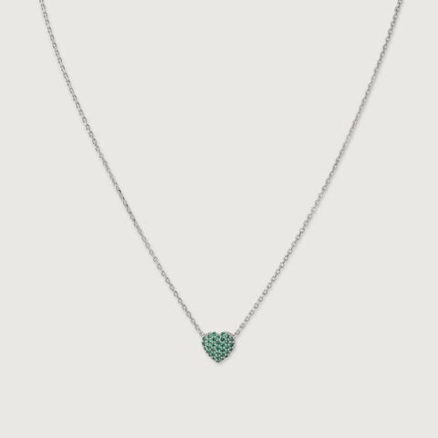Chic Mint Silver Earrings and Necklace Set