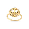 14KT Yellow Gold Classy Abstract Diamond Ring,,hi-res view 5