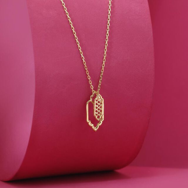 Regal Arch Gold Pendant,,hi-res image number null