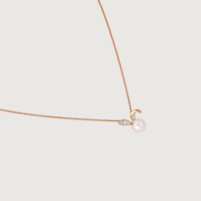 Enchanted Radiance Pearl & Diamond Necklace,,hi-res image number null