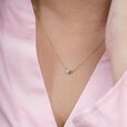 Verdant Whisper Diamond Necklace,,hi-res view 2