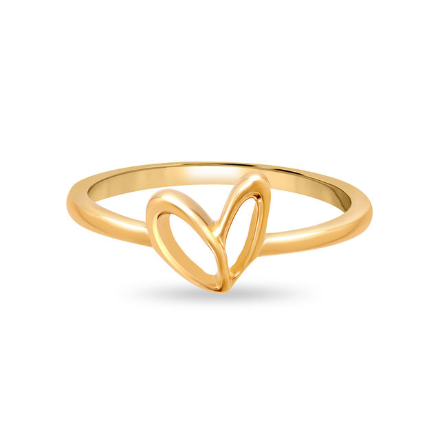 14KT Yellow Gold Rare Love Finger Ring,,hi-res view 2